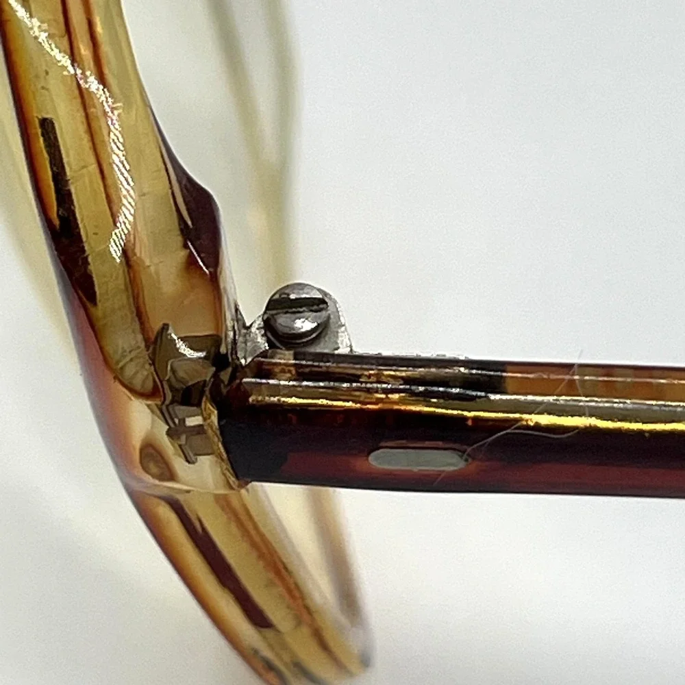Vintage Zimco Kennedy Aviator Eyeglasses Frames Brown Fade 58-16-145